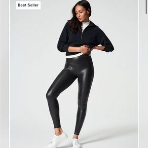 Spanx faux leather leggings